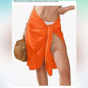 Ekouaer Orange Sarong. Size small. NWT